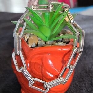 Brighton Chuncky Silver Chain Charm Bracelet